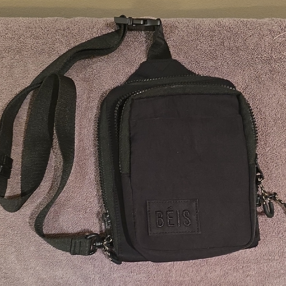 BEIS Charcoal Belt Bag for Men Or Women
